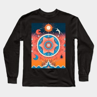 Explore the Cultural Depth: Australian Aboriginal Art and Unique Visual Traditions Long Sleeve T-Shirt